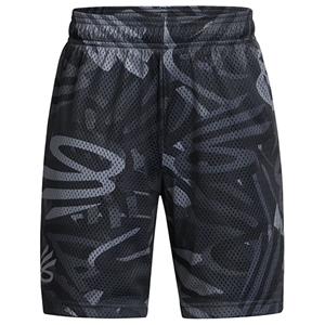 UA Curry Boys Splash Shorts Black Camo